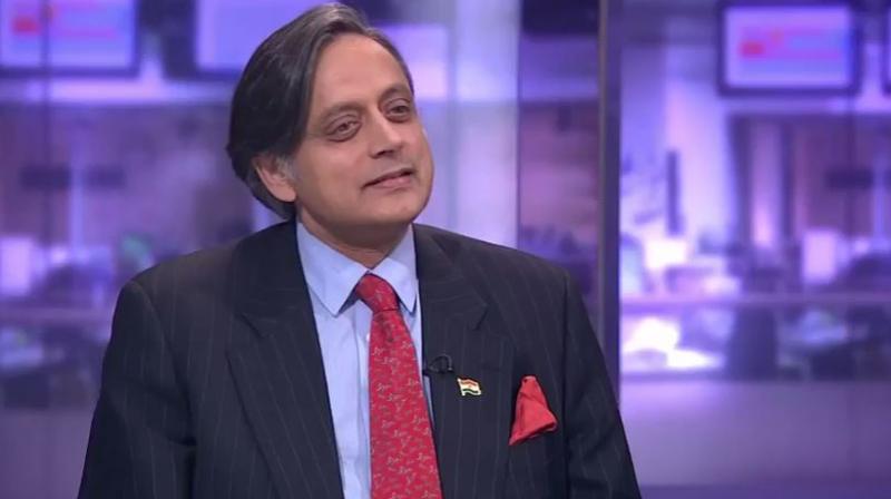 Congress MP Shashi Tharoor. (Photo: Videograb)