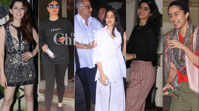 Janhvi, Arjuns family time, Hansikas bday, goofy Shraddha, others clicked