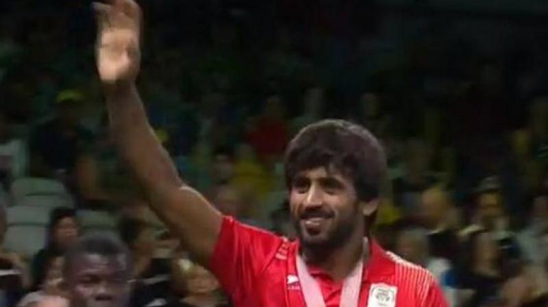 The 24-year-old from Haryana dominated the proceedings against Wales Kane Charig to register an emphatic 10-0 win to claim Indias 16th gold medal on the eighth day of the Games at the Carrara Sports Arena. (Photo: Twitter / IOA)