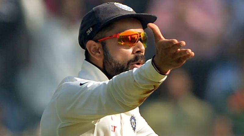Virat Kohli who was not pleased with Jadejas lack of awareness, and let the all-rounder have a piece of his mind after this incident. (Photo: AFP)