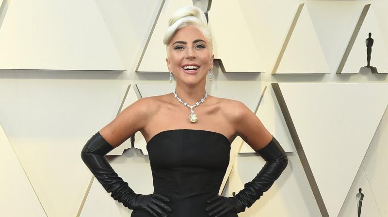 Lady Gaga at Oscars 2019. (Photo by Jordan Strauss/Invision/AP)