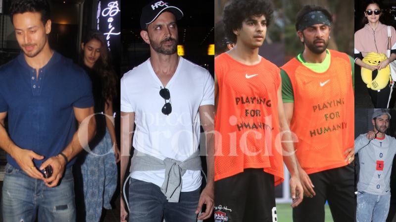 In photos: Hrithik, Ranbir-Ishaan, Alia, Tiger-Disha spotted in the city In photos: Hrithik, Ranbir-Ishaan, Alia, Tiger-Disha spotted in the city