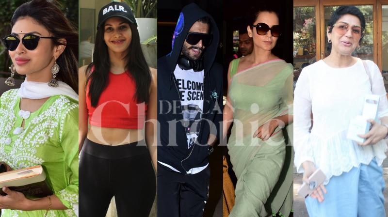 Spotted: Ranveer, Kangana, Mouni, Sonali and others step out in style Spotted: Ranveer, Kangana, Mouni, Sonali and others step out in style