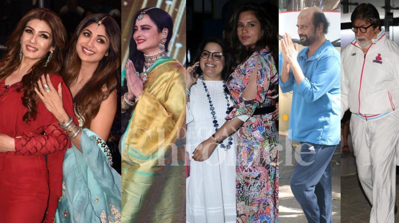 Oh snap: Big B, Rekha, Rajni, Shilpa-Raveena, Taimur and others spotted Oh snap: Big B, Rekha, Rajni, Shilpa-Raveena, Taimur and others spotted