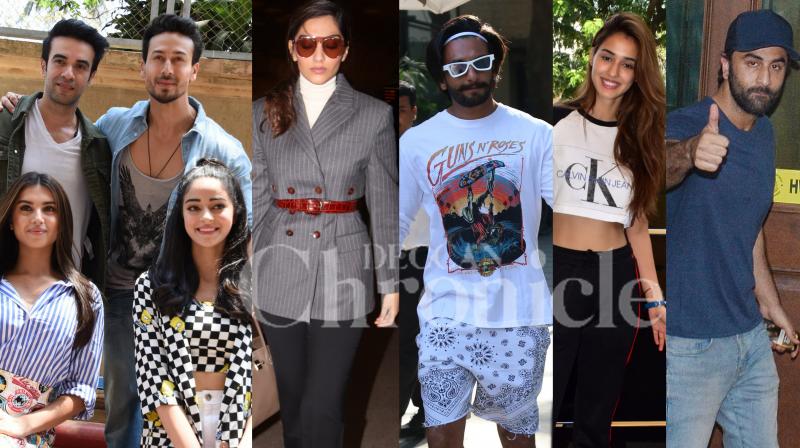 City of Stars: Ranveer, Ranbir, Disha, Sonam and SOTY 2 team spotted City of Stars: Ranveer, Ranbir, Disha, Sonam and SOTY 2 team spotted