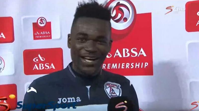 Mohammed Anas later clarified that he was referring to his two daughters, when he thanked his \girlfriend\. (Photo: SuperSport/ Screengrab)