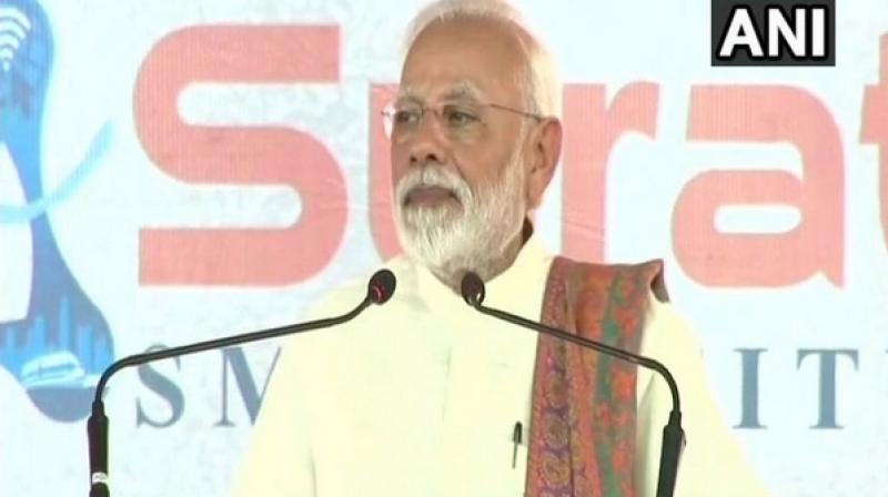 The change that people are witnessing in India is because of the power of the vote and not the power of Modi, Prime Minister Narendra Modi said at the event. (Photo: ANI)