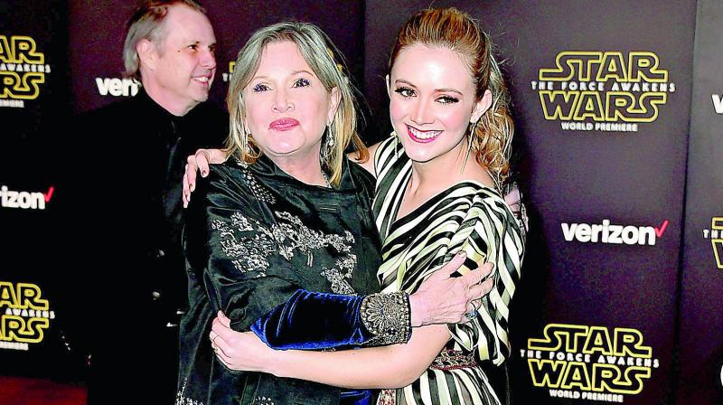 Carrie Fisher and Billie Catherine Lourd