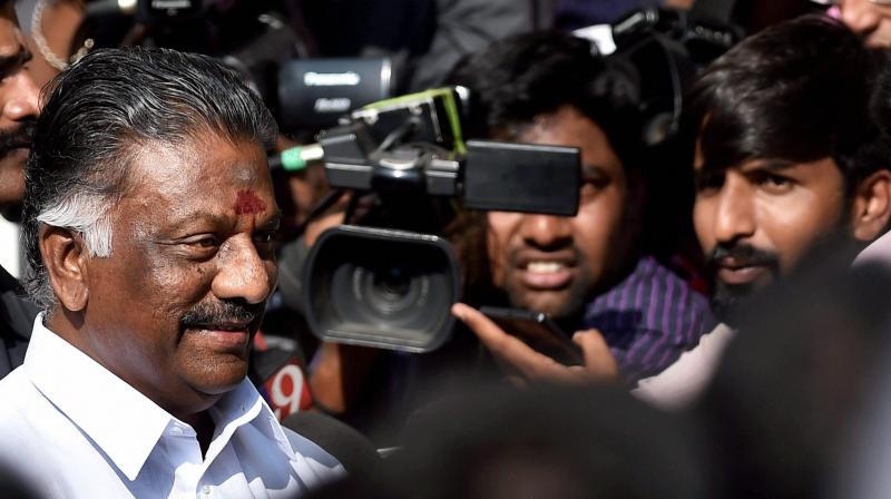 Tamil Nadu Chief Minister O Panneerselvam. (Photo: PTI)