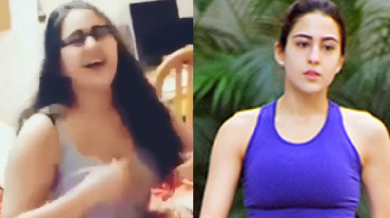 Sara Ali Khan, before and after weight loss.