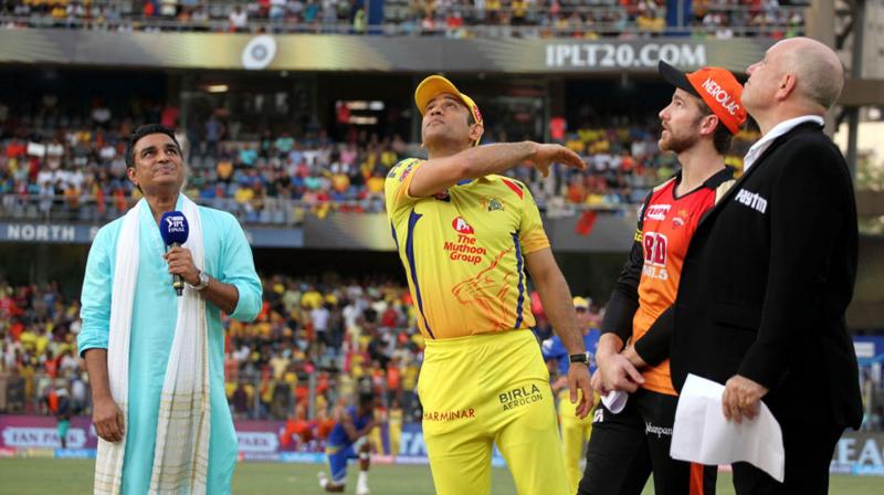 While MS Dhoni had tossed the coin, match referee Andy Pycroft had confirmed it was heads. And here began the confusion. (Photo: BCCI)