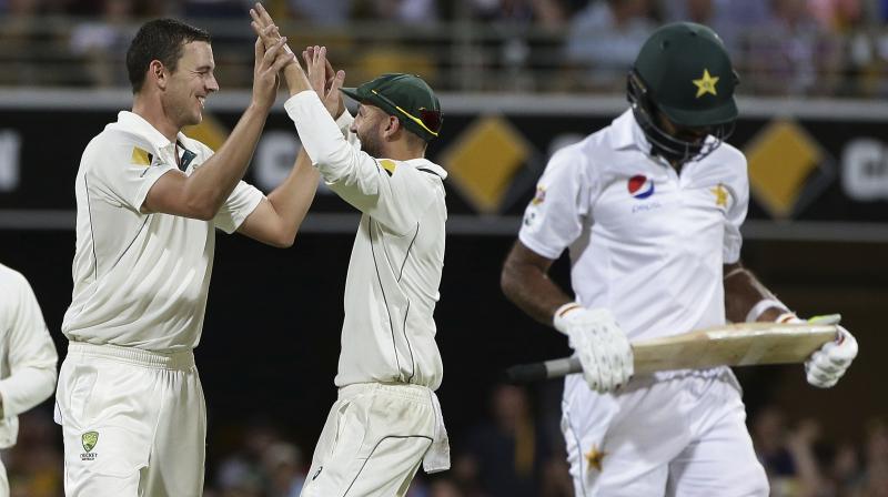 A total of 15 wickets fell on Friday after Australia resumed the second day at 288-3. (Photo: AP)