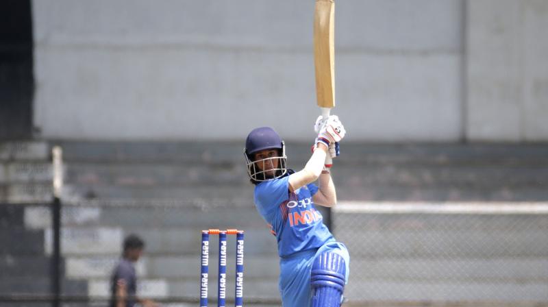 Jemimah scored her maiden T20 international fifty - a 41-ball 50 -- to emerge as the top-scorer for India chasing a target of 187. (Photo: AP)
