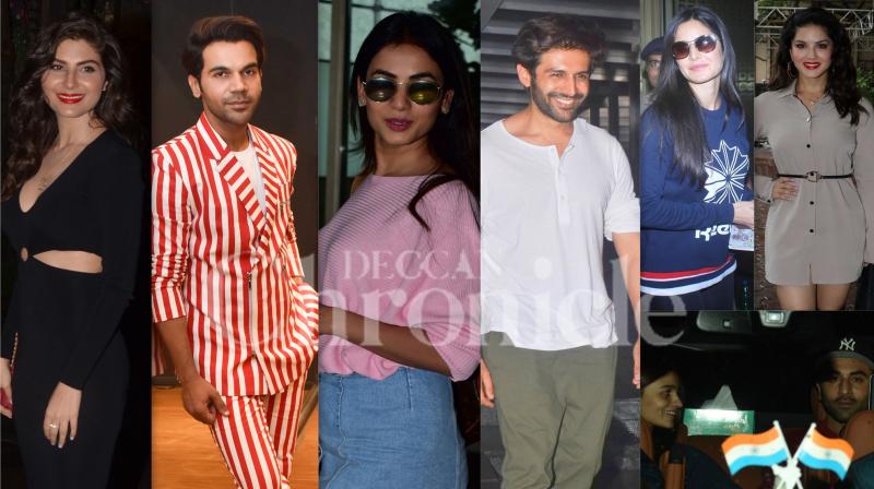 Oh Snap: Alia-Ranbir, Kartik, Sunny and others step out in style