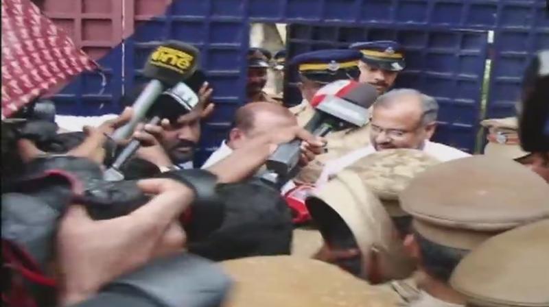 Kerala High Court, while granting the conditional bail, had directed bishop Franco Mulakkal to leave the state within 24 hours of his release from the sub-jail. (Photo: Twitter | ANI)