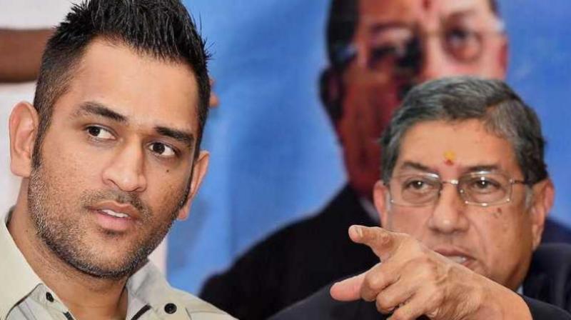 Yes, it is true that I vetoed the decision to drop Dhoni as captain. How can you drop someone as captain within a year of his lifting the World Cup?  Srinivasan was quoted as saying in TV anchor Rajdeep Sardesais latest book  Democracys XI. (Photo: PTI)