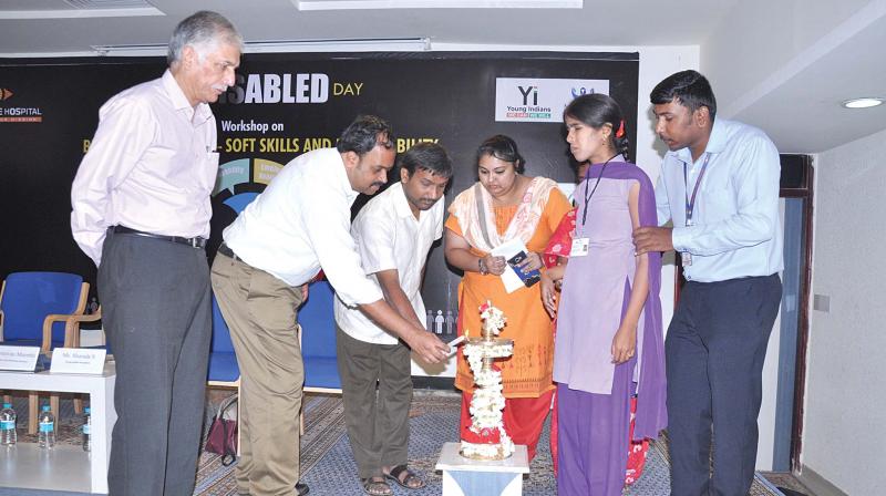 50 visually impaired students from the city participated in a day-long workshop Being Ready conducted last Sunday by the Department of Vision Rehabilitation, Sankara Eye Hospital and a non-government, not-for-profit voluntary organisation, Bangalore Chapter of Confederation of Indian Industry (CII), Young Indians.
