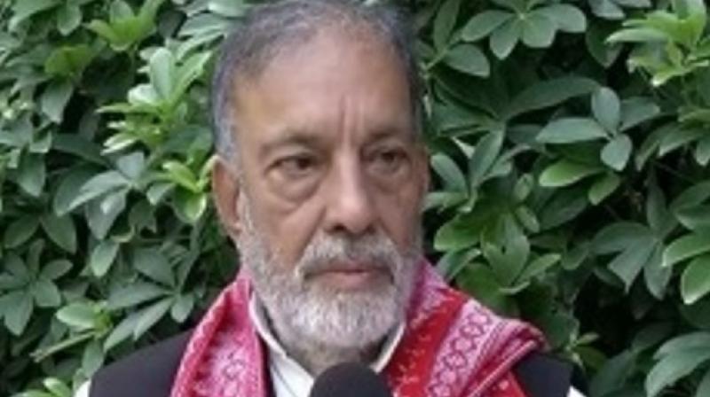 Welcoming Rajnaths statement, Jammu and Kashmir National Panthers Party chief Bhim Singh said that not only Kashmiris living in other states should be protected but also those outsiders studying in Kashmir should be protected. (Photo: ANI Twitter)