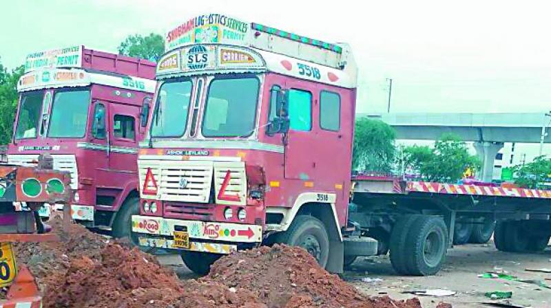 In April, during the truckers strike, the state government had announced that it would develop truck parks at Pedda Amberpet and Moosapet to accommodate the large number of trucks that enter the city on business.