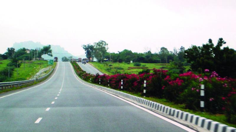 The National Highway running between Vijayawada and Rajahmundry. Both places have IAF airports.