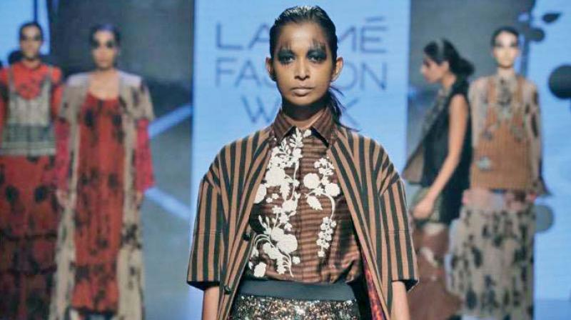 Pavithra Malaiappan is the only model from Chennai, who went through auditions and got through the main stage at the prestigious Lakme Fashion week.