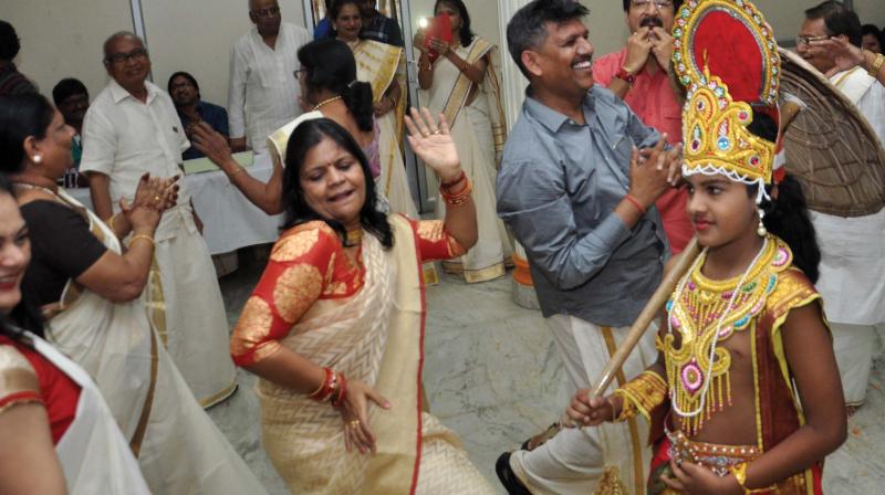 From the Onam celebrations held by Agarwal community members in Kochi.