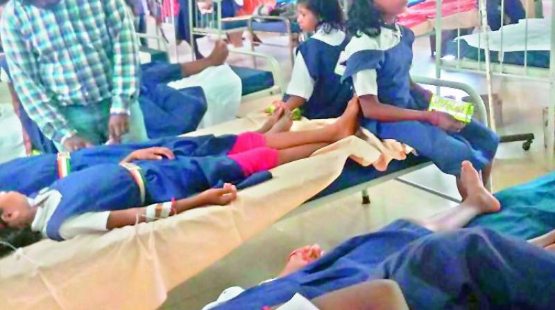 Students undergo treatment at Chitrakonda Hospital in Odishas Malkangiri district. (Photo: DC)