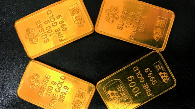 Gold bars seized at RGIA.