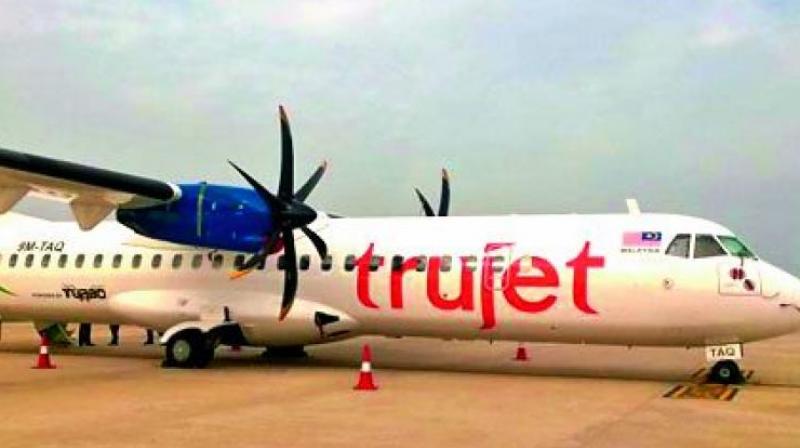 The flight departed from Rajiv Gandhi International Airport at 6.25 am and landed at Jindal Airport at 7.31 am. TruJet is operating the daily services with its 72-seater aircraft.