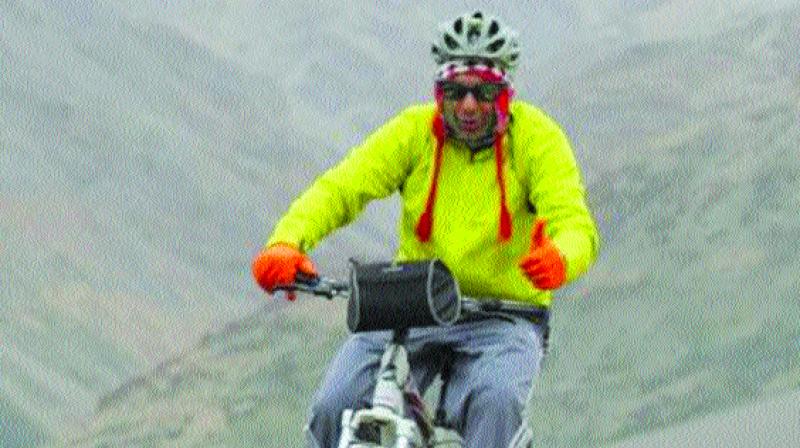 Partha Madhukar, an expert marathoner and seasoned long distance cyclist.