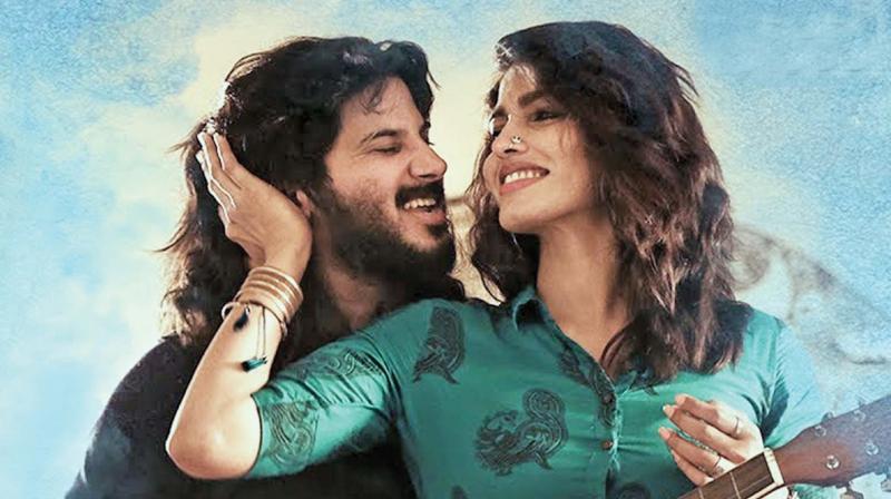 Dulquer and Dhanshika in Solo.