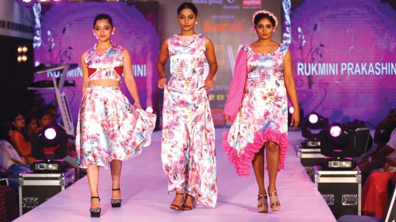 Rukminis passion for fashion  is no surprise to all those who know her. Her mother Prasanthi Prabhakar and father Beshine Natarajan run the Usha Fashion Designing Institute in Kochi. (Photo-Sudheesh S. Namboothiri)