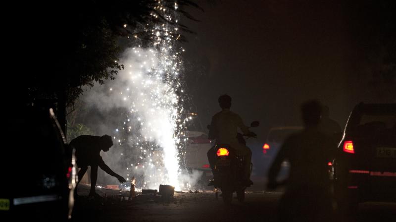 Diwali in Hyderabad. (Photo: AP)