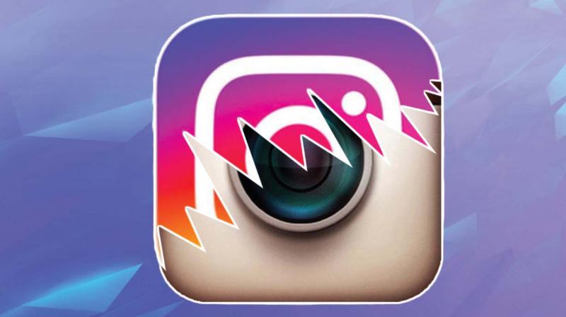 Instagram logo.