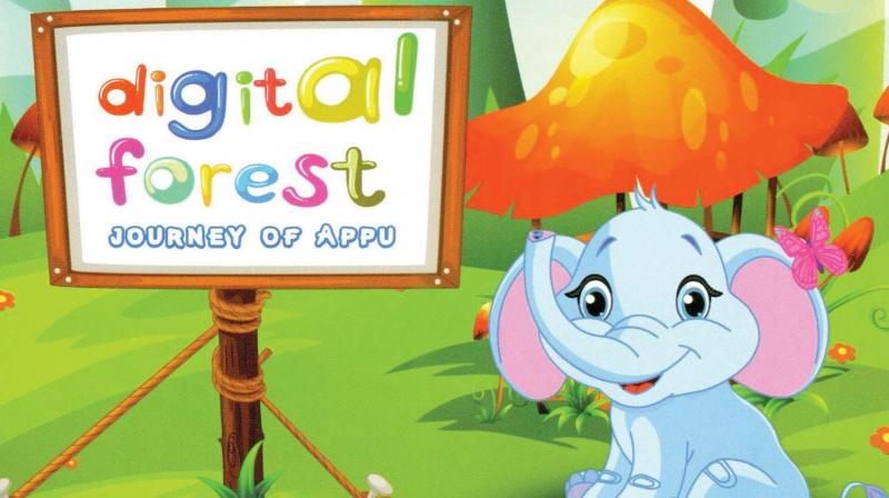 Digital Forest- Journey of Appu focuses on the theme, Lets help the little elephant Appu to reach his home through the Digital Forest.
