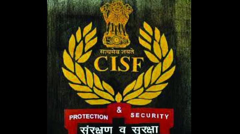 Central Industrial Security Force (CISF) logo.
