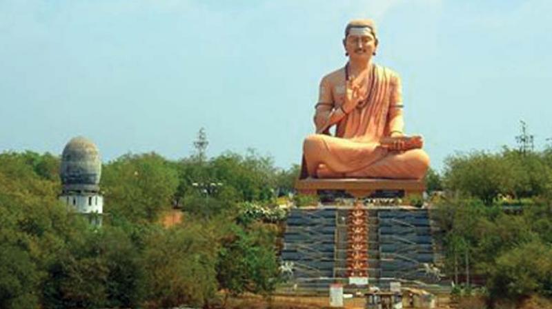 The statue of Lingayat icon Basaveshwara at Basavakalyana in Bidar district.