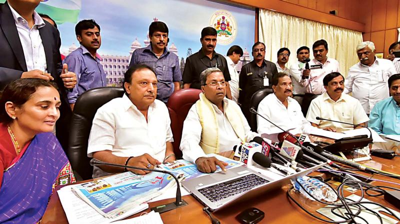 Chief Minister Siddaramaiah launches the One Lakh Housing Scheme in Bengaluru on Tuesday.