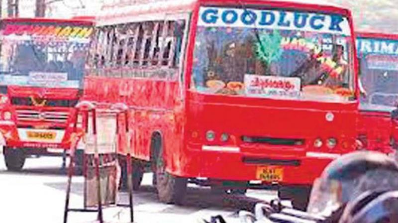 The meet was held as part of attempts to resolve commuting woes faced by students community and also to end issues between students and private bus crew.  (Representational image)