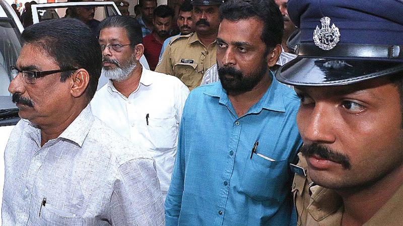 CBI produces Payyoli Manoj murder accused in CJM court in Kochi on Friday. 	(Photo: DC)