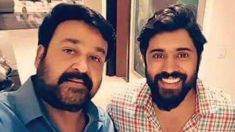 Mohanlal with Nivin Pauly