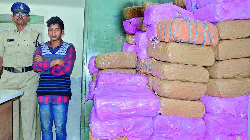 270 kilos of contraband seized on Friday.
