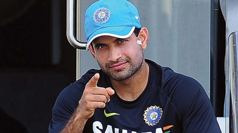 Indian cricketer Irfan Pathan