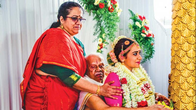Tradition dictates that the father, as head of the family, be the  central figure in all rituals like weddings. Some are becoming bold enough to buck the trend now.