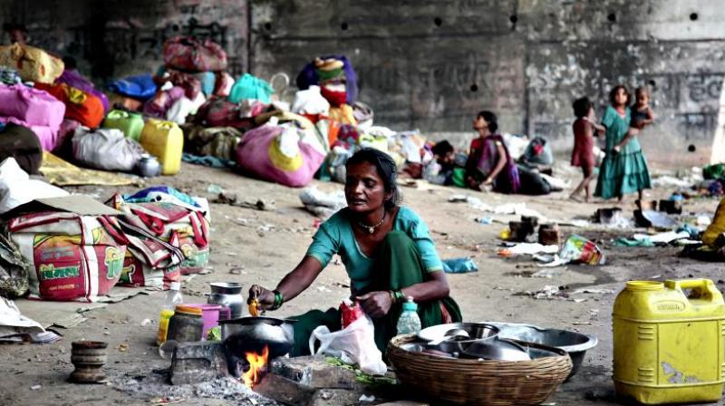 Hansraj Ahir informed the House that according to the Delhi Urban Shelter Development Board two night shelters are under construction with the funds received from National Urban Livelihood Mission scheme. (Photo: AP | Representational)