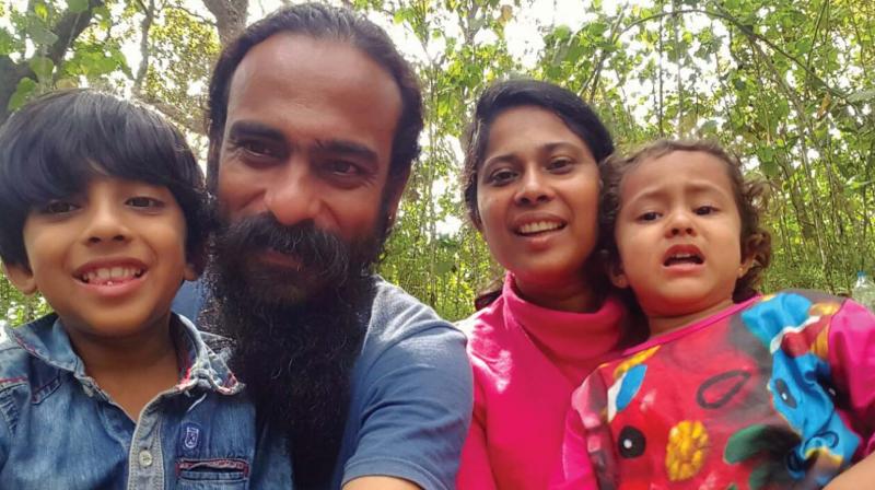 His wife Bincy, an assistant professor in Malayalam, seven-and-a-half-year-old son Shiv and four-year-old daughter Rosa have been following his fruit diet, comprising raw fruits, pulp and cold-pressed juice.