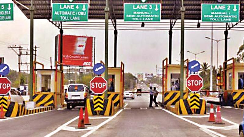 Till now the toll was collected only on the return journey from the airport,  exempting passengers flying out of the city from paying it.