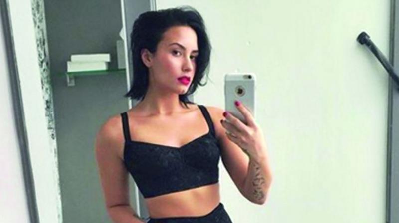 Demi Lovato posted an untouched photo of herself on Instagram.