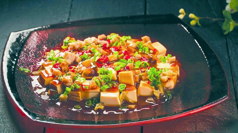 Cantonese-style Steamed Tofu