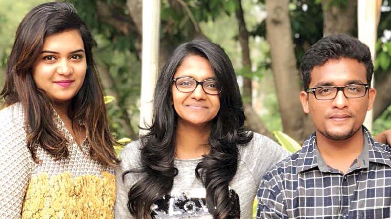 Suhrutha, Anujna and Vamsi Reddy.